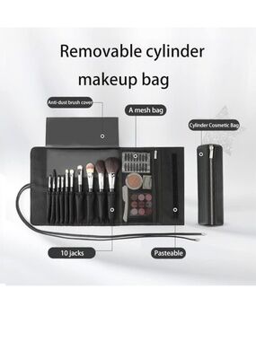🆕 Happy Makeup And Brush Makeup Organizer Bag